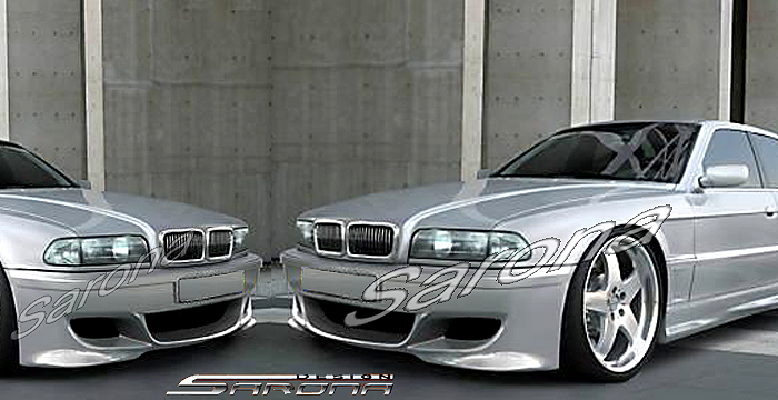 Custom BMW 7 Series  Sedan Front Bumper (1995 - 2001) - $525.00 (Part #BM-023-FB)